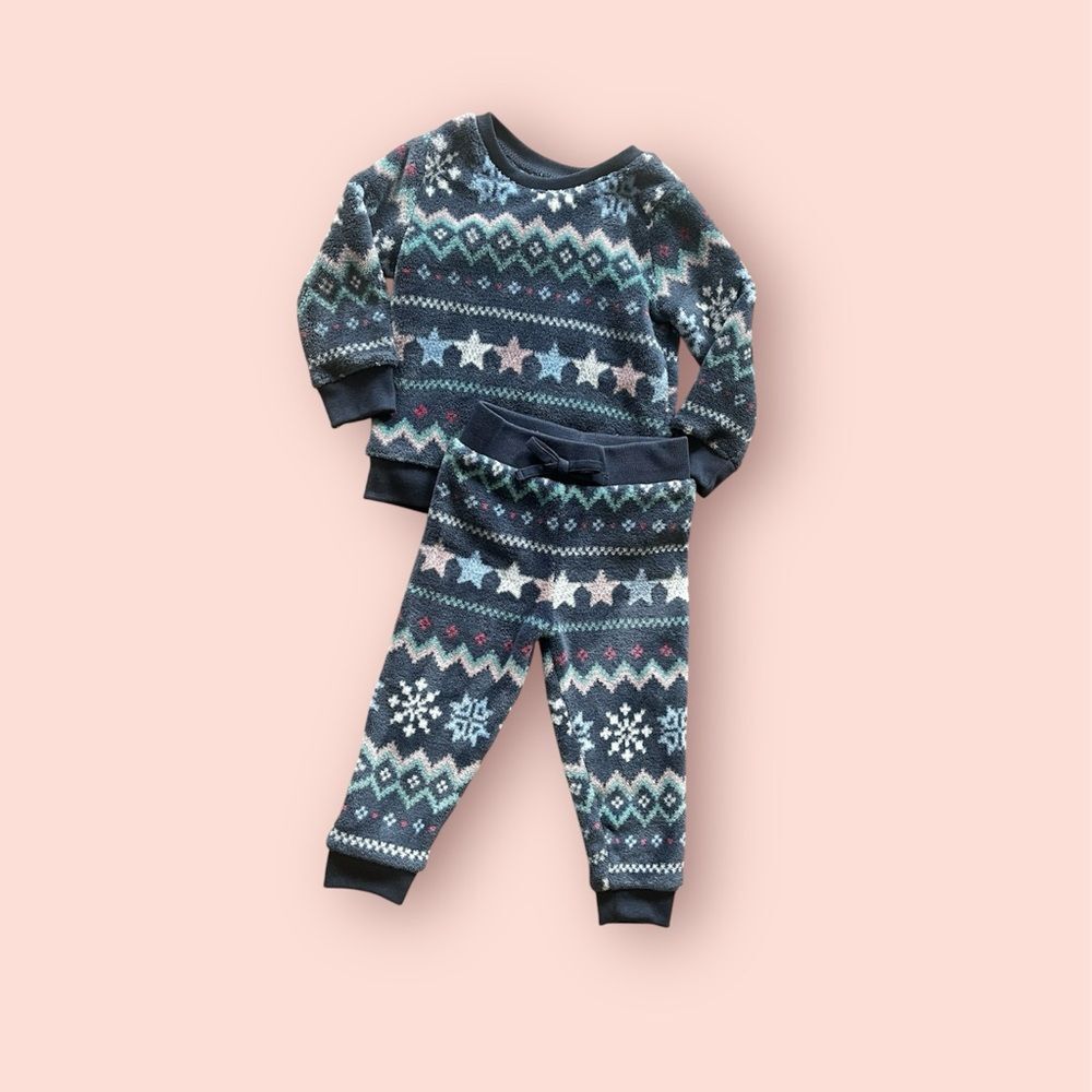 Garanimals Girl Sherpa 2 piece set Sz 2T